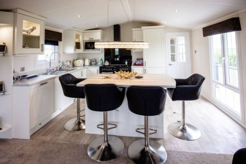 Deluxe Holiday Home Kitchen Island Hornsea