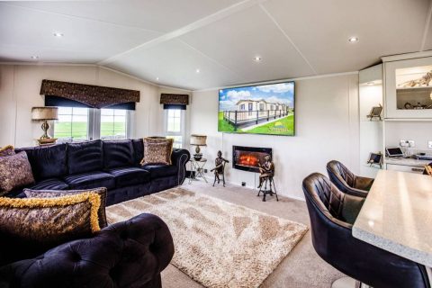 Deluxe Holiday Home Lounge Area Hornsea