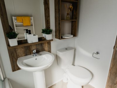 Park home rental with garden Hornsea